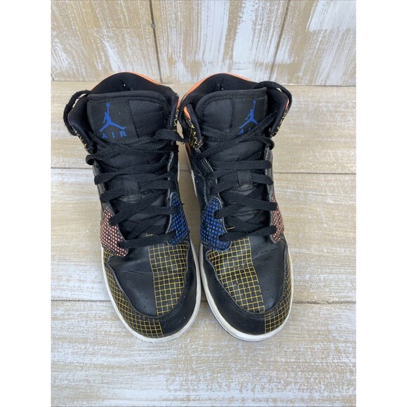 Nike Air Jordan 1 GS Mid MMD Multi-Color Grid DC4092-001 Size 5.5Y - Picture 2 of 10